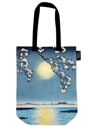 Carry a timeless masterpiece with you on your daily travels with this 'Sumida River' tote from Museums & Galleries. This beautiful bag features an iconic scene inspired by classic Japanese Ukiyo-e woodblock prints, capturing the serene beauty and graceful lines of the famous river landscape. Printed on durable, high-quality fabric, it is a stylish and practical choice for carrying your shopping, books, and essentials. A wonderful gift for lovers of Japanese art, culture, and timeless design.